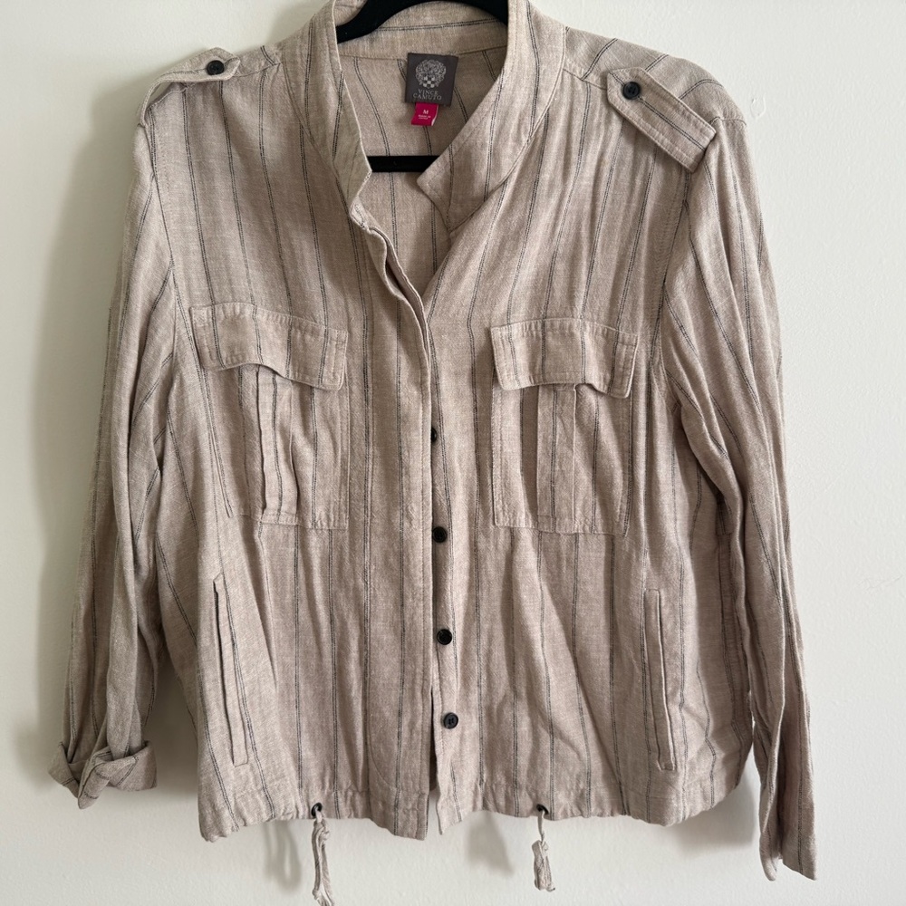 Vince Camuto Light Tan Utility Jacket